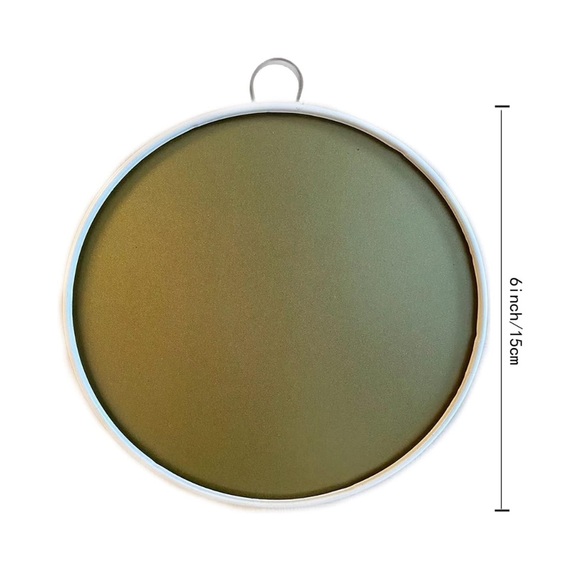 Art Deco Style Wall Hanging with Red and Blue Accents - Picture 2 of 3